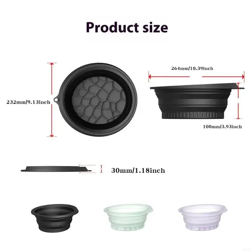 Silicone Foldable Ice Facial Bowl – Portable Cold Plunge Skincare Tool